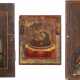 THREE ICONS SHOWING ST. JOHN THE FORERUNNER Russian, 19th c - Foto 1