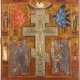 A LARGE STAUROTHEK ICON SHOWING THE CRUCIFIXION OF GOD Russ - Foto 1