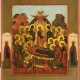 AN ICON SHOWING THE DORMITION OF THE MOTHER OF GOD Russian, - Foto 1