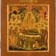 AN ICON SHOWING THE DORMITION OF THE MOTHER OF GOD Central - Foto 1