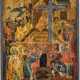 A VERY RARE AND VERY FINE ICON SHOWING THE PROCESSION OF TH - Foto 1