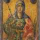 A LARGE ICON SHOWING THE MARTYR SAINT CATHERINE Greek, 19th - photo 1