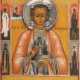 AN ICON SHOWING ST. PANTELEIMON Russian, 2nd half 19th cent - photo 1