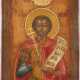 A SMALL ICON SHOWING ST. DEMETRIUS 2nd half 20th century Te - фото 1