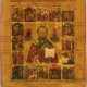 A FINELY PAINTED VITA ICON OF ST. NICHOLAS OF MYRA Russian, - Foto 1