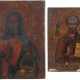 TWO ICONS SHOWING ST. NICHOLAS OF MYRA AND CHRIST PANTOKRAT - фото 1