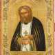 A SMALL ICON SHOWING ST. SERAPHIM OF SAROV Russian, after 1 - photo 1