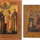 TWO ICONS SHOWING SELECTED SAINTS Russian, 18th/19th centur - фото 1