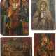 FOUR ICONS SHOWING THE MOTHER OF GOD, THE DORMITION OF THE - фото 1