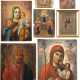 SEVEN ICONS SHOWING IMAGES OF THE MOTHER OF GOD AND CHRIST - Foto 1
