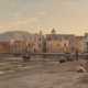 ORLOVSKY, VLADIMIR (1842-1914). Italian Harbour Scene - Foto 1