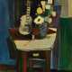 PAILES, ISAAC (1895-1978). Still Life with Flowers and Violin - Foto 1