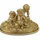 A FRENCH SILVER-GILT FIGURAL GROUP OF THREE PUTTI - фото 1