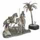 AN ITALIAN PARCEL-GILT SILVER FIGURAL GROUP AND PALM TREE - Foto 1