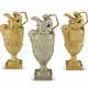 A PAIR OF EDWARDIAN SILVER-GILT EWERS AND MATCHING GEORGE V EWER - photo 1