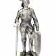A GERMAN PARCEL-GILT SILVER FIGURE OF A KIGHT - photo 1