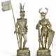 TWO GERMAN SILVER-GILT FIGURES OF KNIGHTS - Foto 1