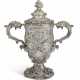 A VICTORIAN SILVER TWO-HANDLED CUP AND COVER - фото 1
