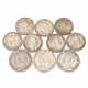 German Empire - small pack of 10 silver coins, - photo 1