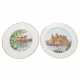 MEISSEN 2 view plates, 1st and 2nd choice, 20th c. - фото 1