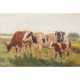 VAN LOKHORST, JOHAN NICOLAAS (ATTRIBUIERT, 1837-c.1929) "Grazing Cows on a Sunny Day." - photo 1
