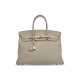 A GRIS TOURTERELLE TOGO LEATHER BIRKIN 35 WITH GOLD HARDWARE - фото 1