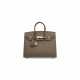 AN ÉTAIN EPSOM LEATHER SELLIER BIRKIN 25 WITH GOLD HARDWARE - фото 1