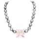 JACOBI Tahitian pearl necklace with fine morganite of ca. 130 ct, - photo 1