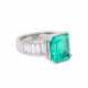JACOBI ring with very fine emerald ca. 7,8 ct, - photo 1