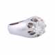 Solitaire ring with diamond of approx. 2 ct, - photo 1