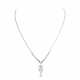 Necklace with diamonds total ca. 3,9 ct, - Foto 1