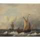 OPDENHOFF, GEORGE WILHELM (1807-1873) "Fishing boats on a stormy sea". - Foto 1