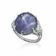 NO RESERVE - STAR SAPPHIRE AND DIAMOND RING - Foto 1