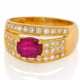 Ruby Diamond Ring - photo 1