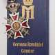 Rumänien: Orden der Krone von Rumänien, 2. Modell (1932-1947), Ritterkreuz mit Schwertern, im Etui. - photo 1