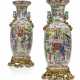 A PAIR OF FRENCH ORMOLU-MOUNTED CHINESE PORCELAIN VASES - фото 1