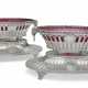 A PAIR OF VICTORIAN SILVER SWEETMEAT BASKETS AND STANDS - photo 1
