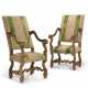 A PAIR OF FRENCH GILTWOOD FAUTEUILS - фото 1
