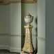 A GEORGE III WHITE-PAINTED AND PARCEL-GILT PEDESTAL - photo 1