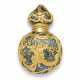 A GERMAN GOLD-MOUNTED HARDSTONE SCENT-BOTTLE - фото 1