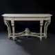 A LOUIS XVI WHITE-PAINTED CONSOLE TABLE - Foto 1