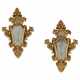 A PAIR OF ITALIAN GILTWOOD, MOTHER OF PEARL AND EBONISED MIRRORS - фото 1