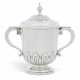 A MASSIVE GEORGE V SILVER CUP AND COVER - фото 1