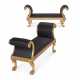 A PAIR OF REGENCY GILTWOOD BENCHES - фото 1