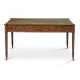 A REGENCY MAHOGANY AND SATINWOOD-BANDED WRITING-TABLE - фото 1