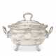 A GEORGE III SILVER SOUP TUREEN AND COVER - photo 1