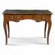 A LOUIS XV ORMOLU AND BRASS-MOUNTED KINGWOOD, ROSEWOOD, BOIS SATINE AND AMARANTH PARQUETRY BUREAU PLAT - Foto 1