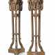 A PAIR OF EARLY VICTORIAN GILTWOOD TORCHERES - Foto 1