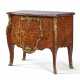 A LOUIS XV ORMOLU-MOUNTED TULIPWOOD AND KINGWOOD 'BOIS DE BOUT' MARQUETRY COMMODE - photo 1