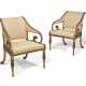 A PAIR OF SWEDISH PARCEL-GILT AND PARCEL-BRONZED ARMCHAIRS - photo 1